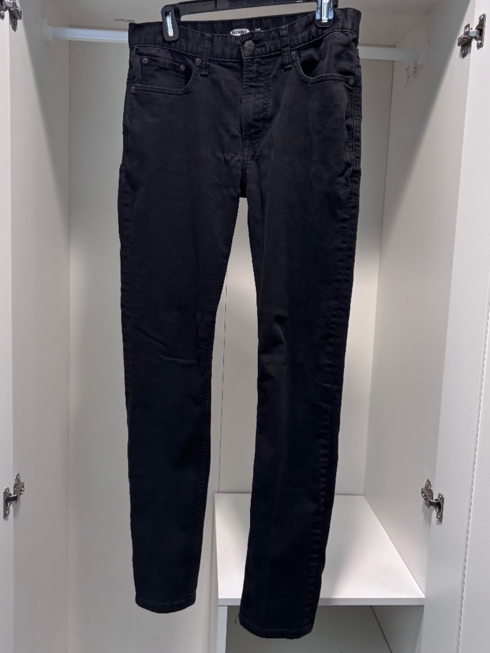 Black Jeans Slim Never Fade Men's 31x32 Denim Cotton Blend